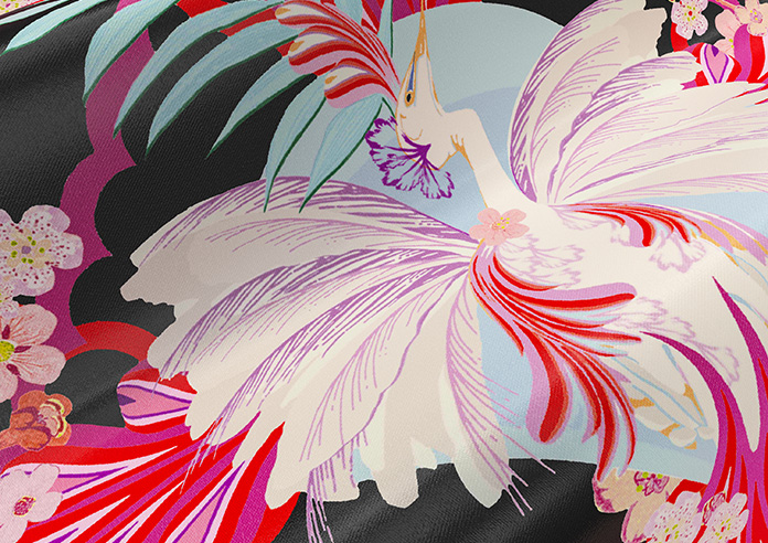 Faded Glamour, Fairground Black - Roman Blind - Image 4